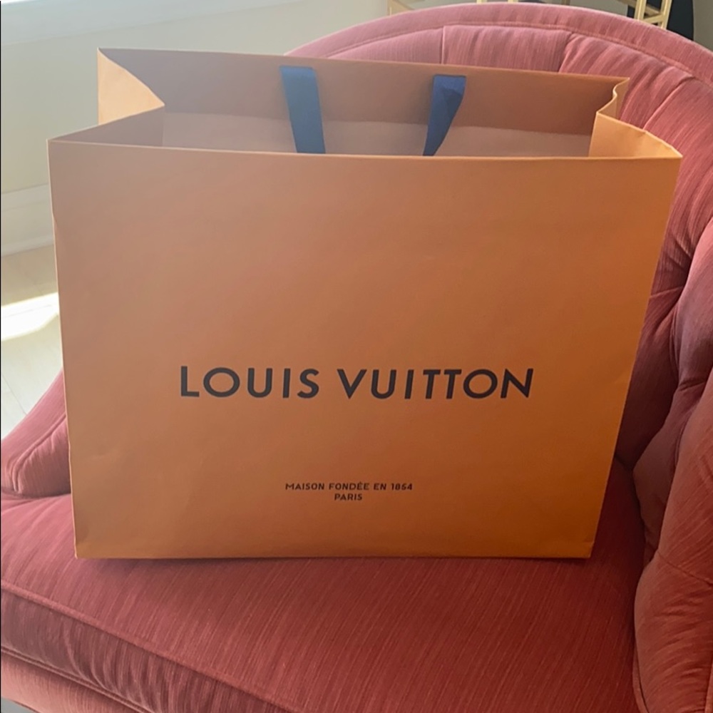 Authentic Louis Vuitton box, bag and dust bag